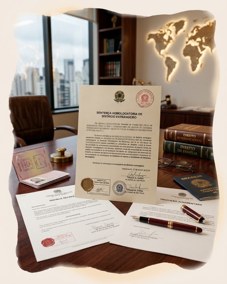 Homologação de Divórcio Estrangeiro