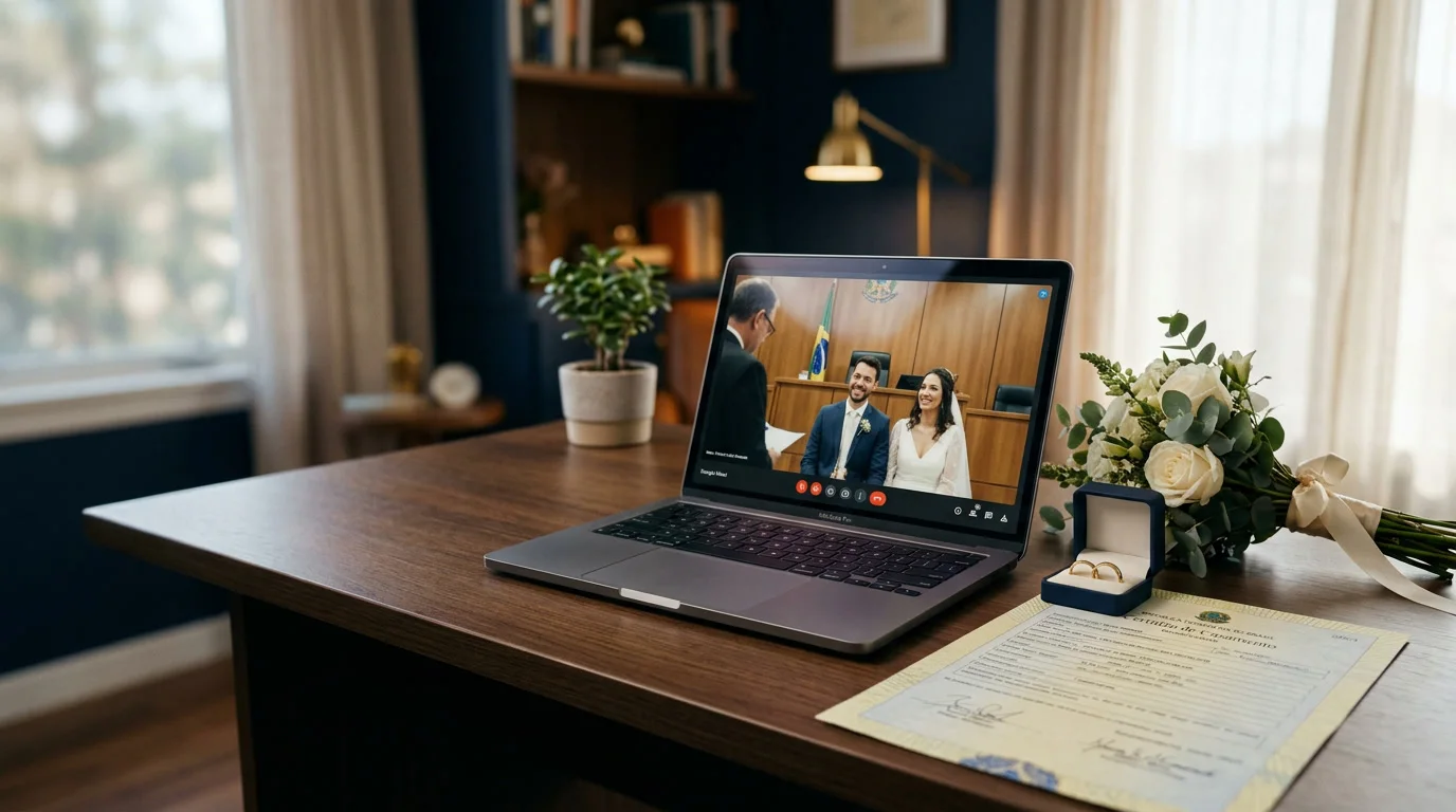Casamento civil online no Brasil: Como oficializar a união por videoconferência com validade jurídica